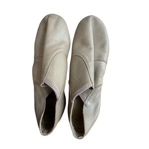 Capezio Leather Jazz Dance Shoes Split Sole Tan Women Adult Size 7
